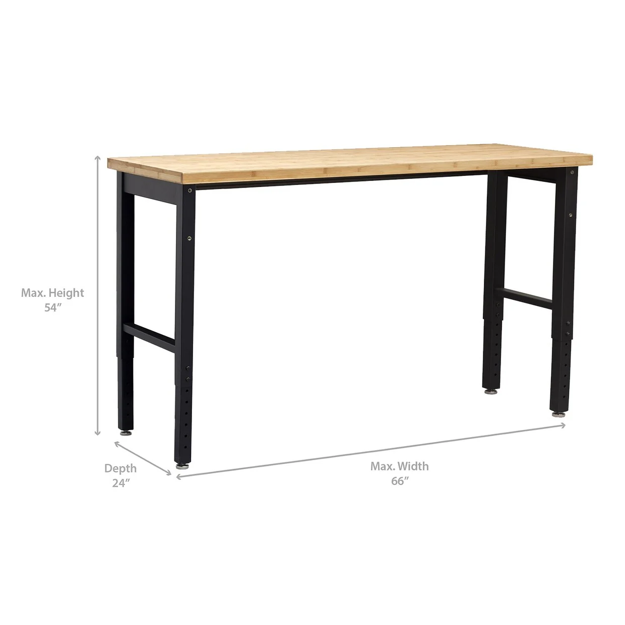 NewAge Products Pro 3.0 Series 66 Bamboo Top - 66in. Bamboo Top