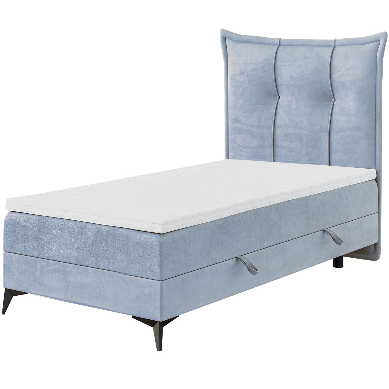 Łóżko kontynentalne FOX 80x200 prawy magic velvet 2260