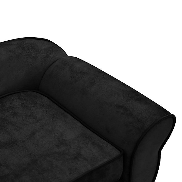 Canapé pour chien style chic (70x45 cm - Noir)