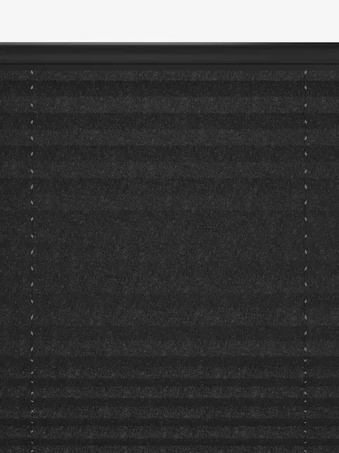 Plisségardin ENDELAVE 140x160 cm sort trådløs