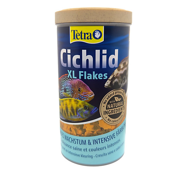 Cichlid XL flocons 160 g 1000 ml nourriture pour Cichlidés et poissons d'ornement