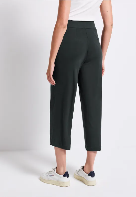 Wide Leg Jersey-Hose