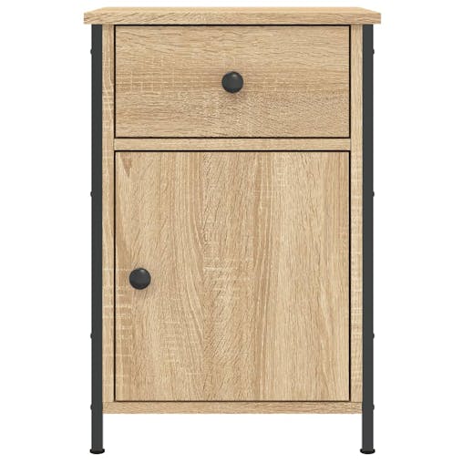 NNEVL Bedside Cabinets 2 pcs Sonoma Oak 40x42x60 cm Engineered Wood