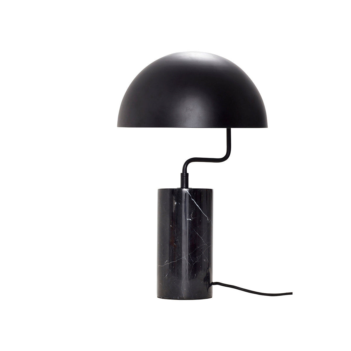 Hübsch tafellamp Poise - ijzer/marmer - ø30xh48cm, e27