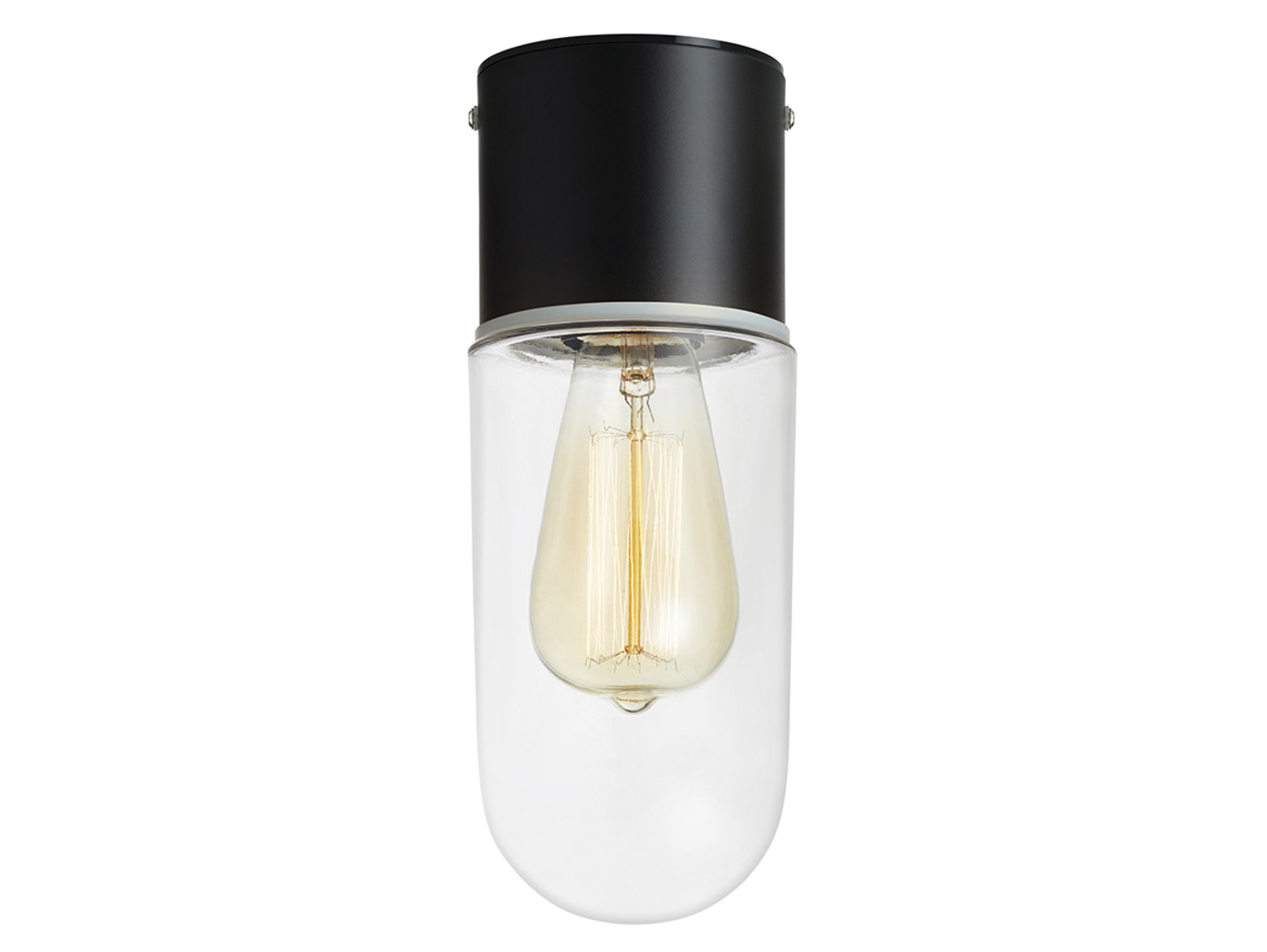 Lampa sufitowa Zen metalowa czarna