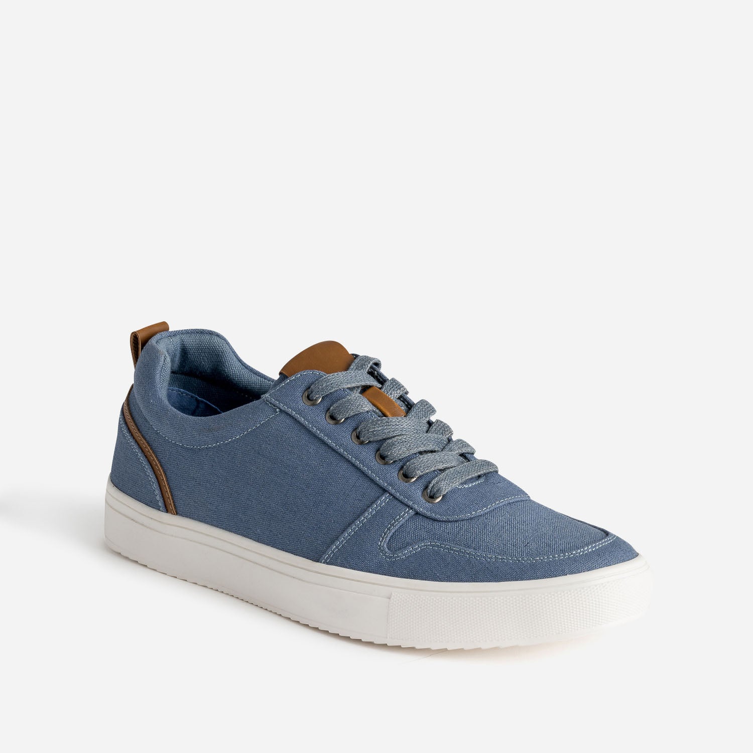 Basket homme bleu denim