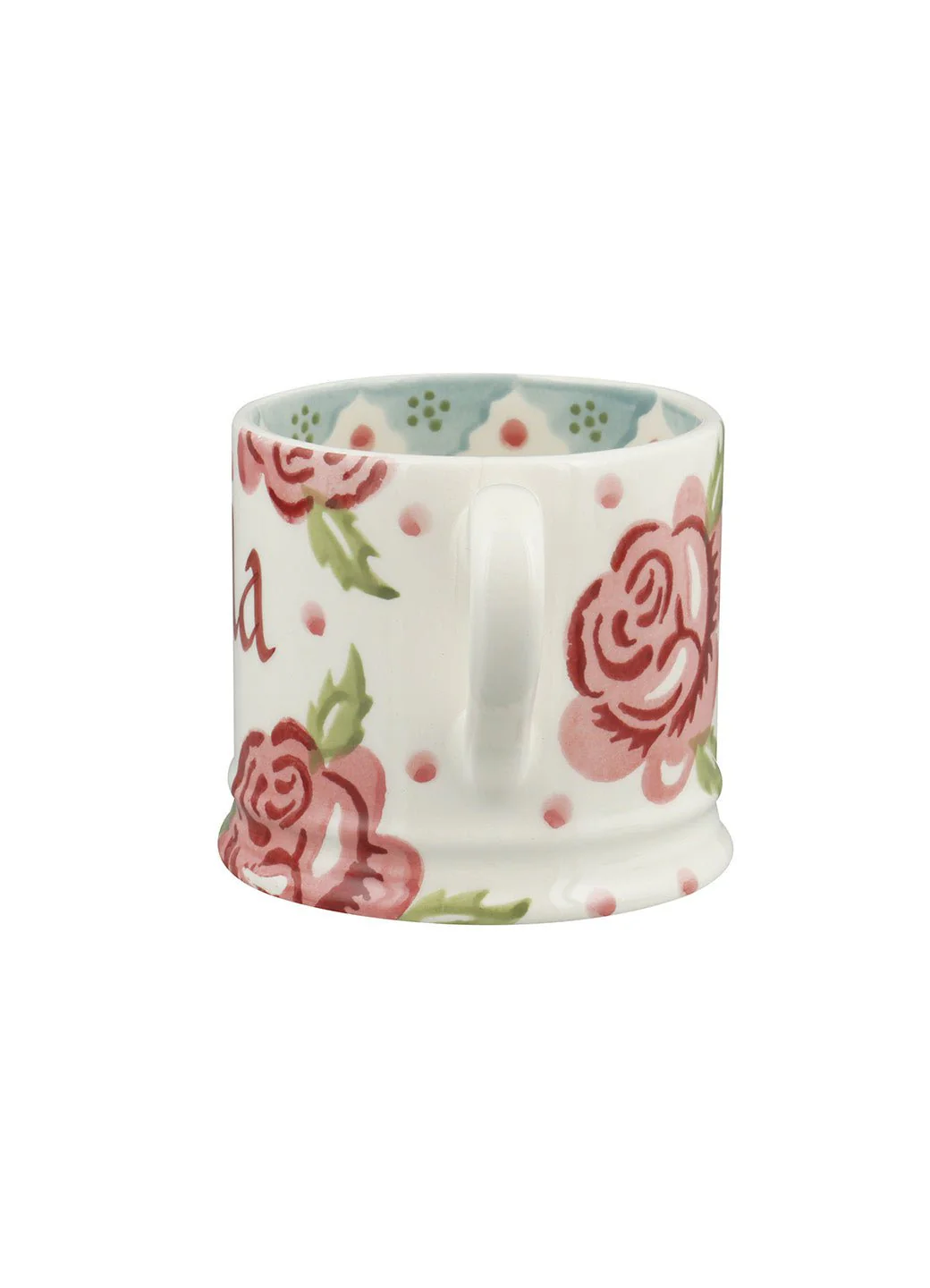 Personalised Rose & Bee Small Mug