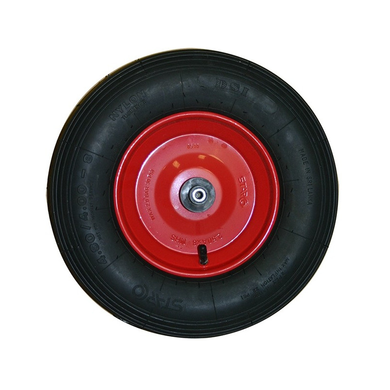 Pneu 2 ply avec jante en acier Ø 40 cm