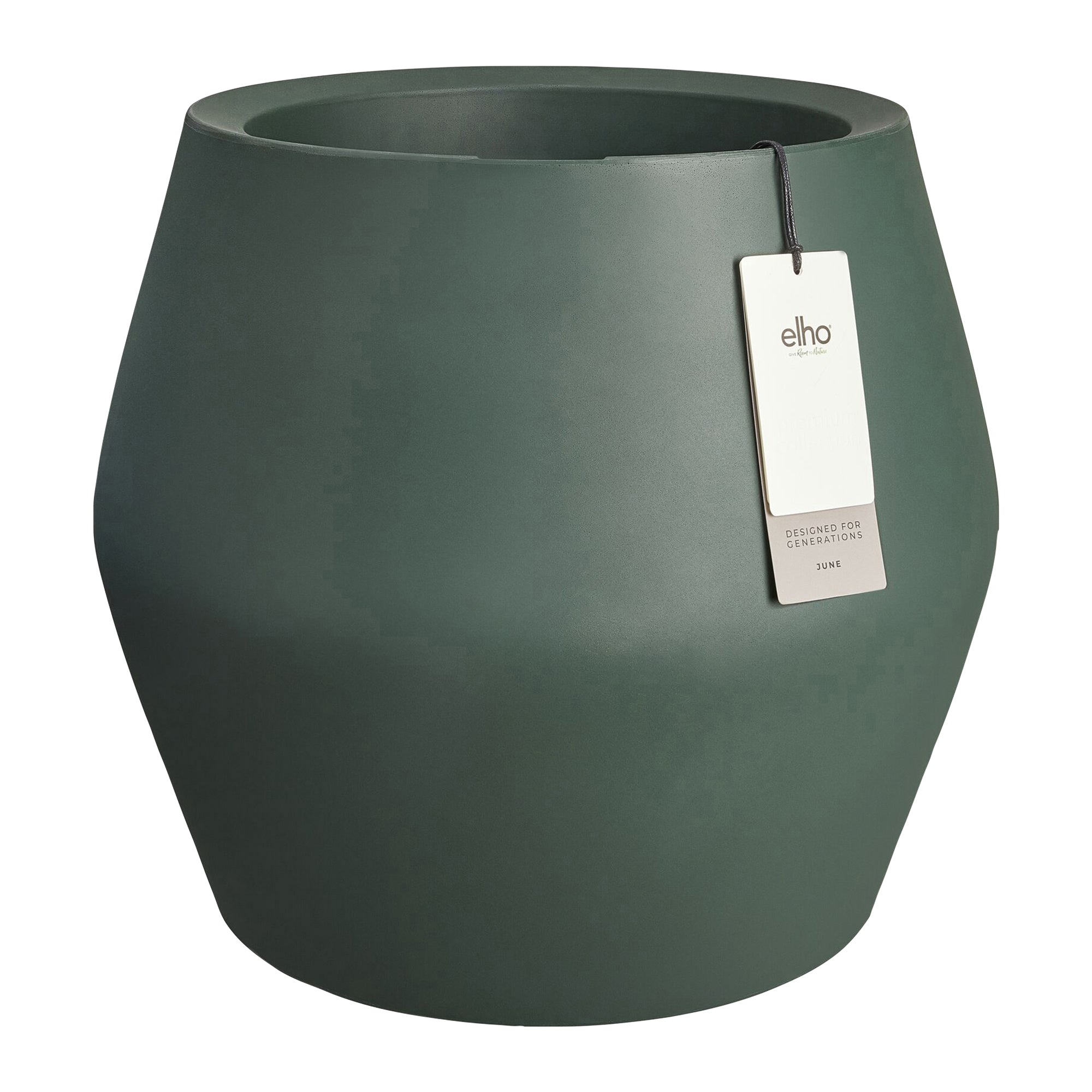 Elho June Split Low 46 - Groen - Ø 46 x H 42 cm - Binnen en Buiten - 1