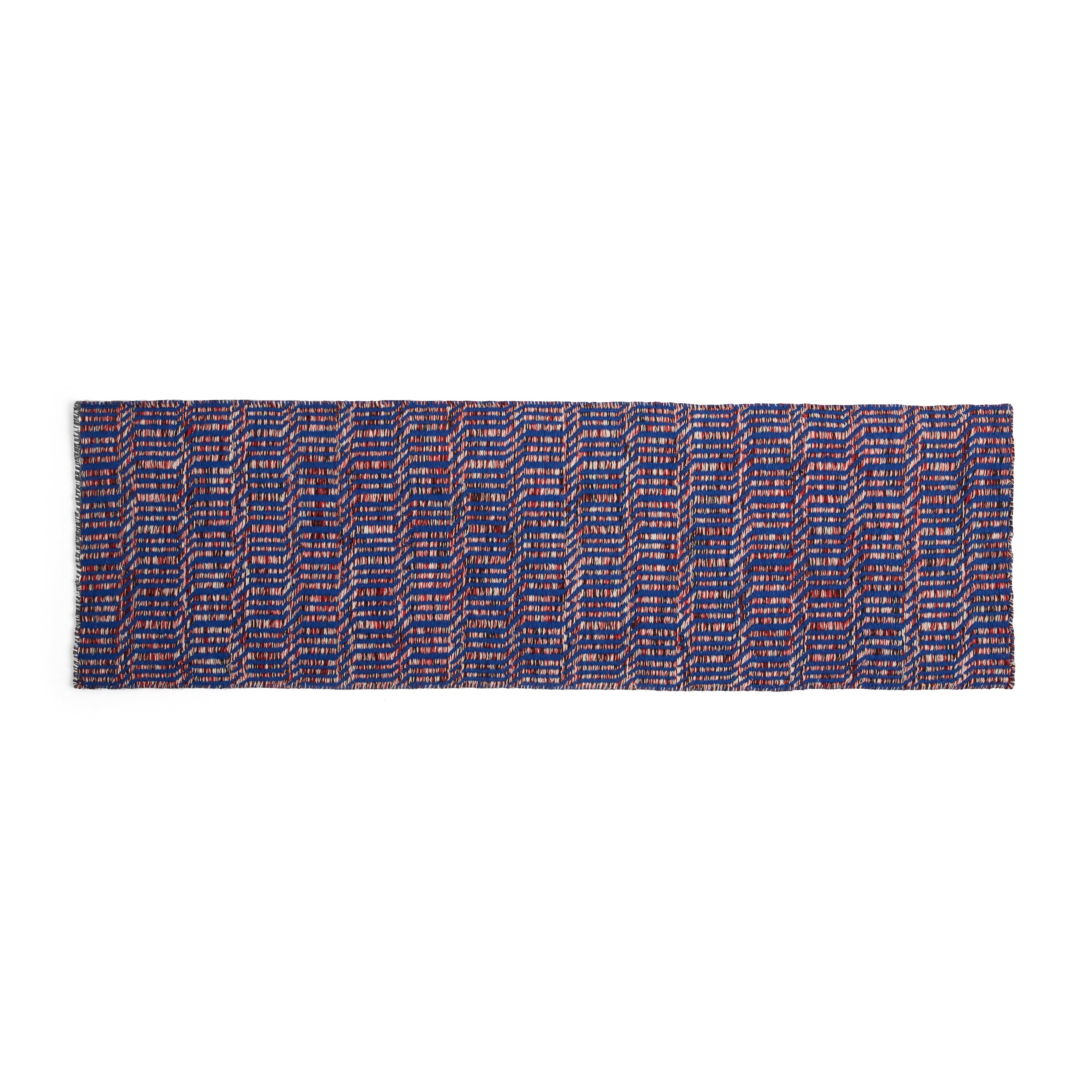 HAY Channel Runner Vloerkleed 60 x 200 cm - Blauw