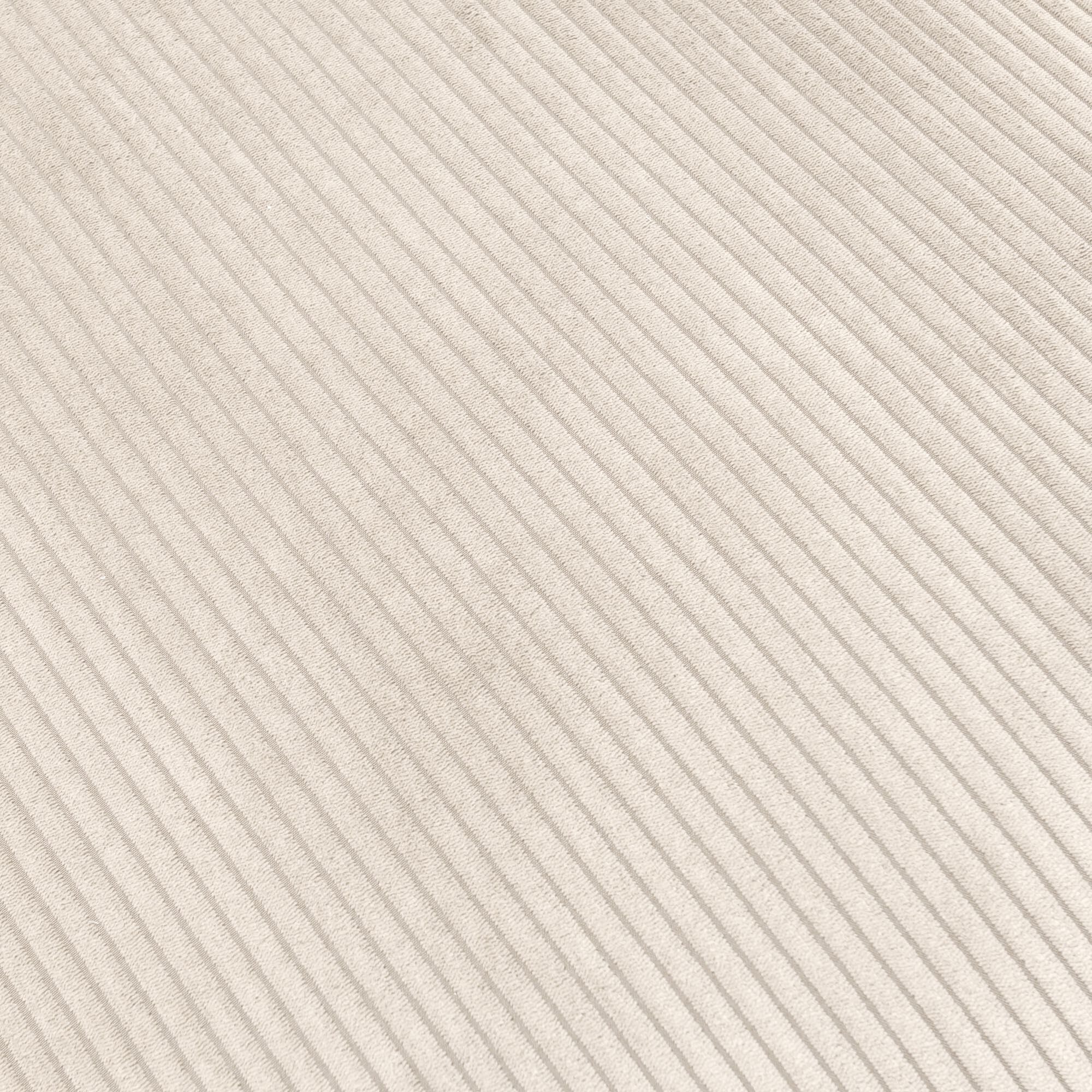 LUDI - Canapé convertible à angle réversible en velours côtelé - beige roucas