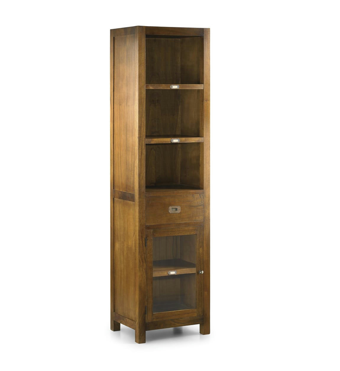 STAR - Bibliothèque en bois de mindi marron H190