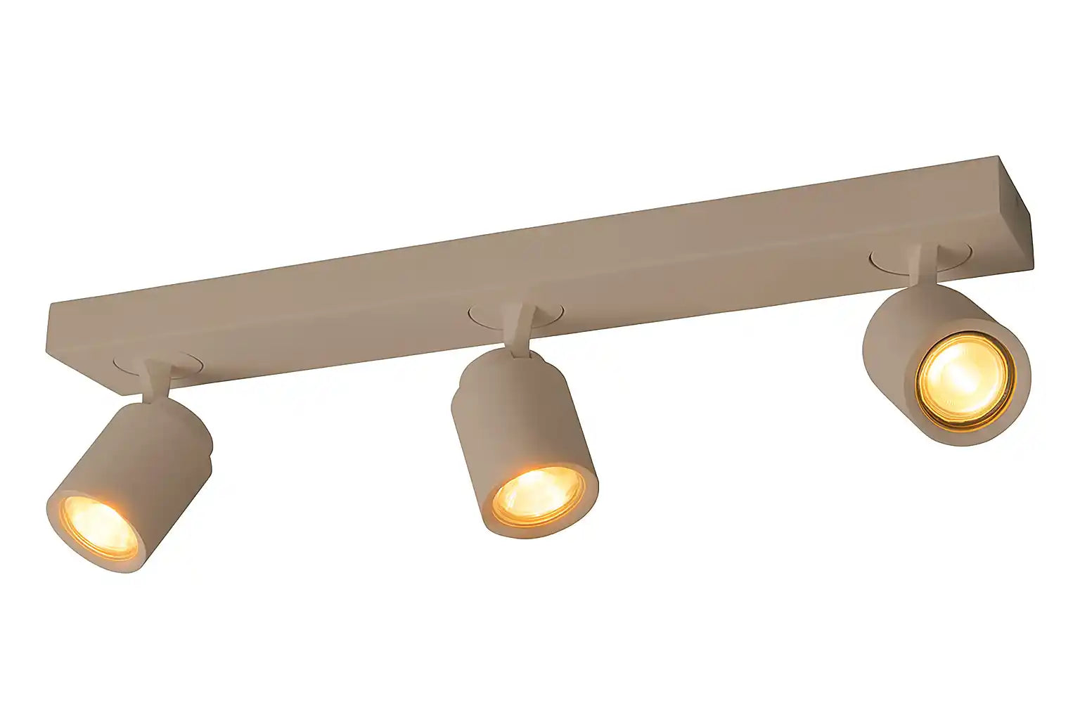 Freelight spot Razza - 3 lichts - 54 x 14  cm - beige