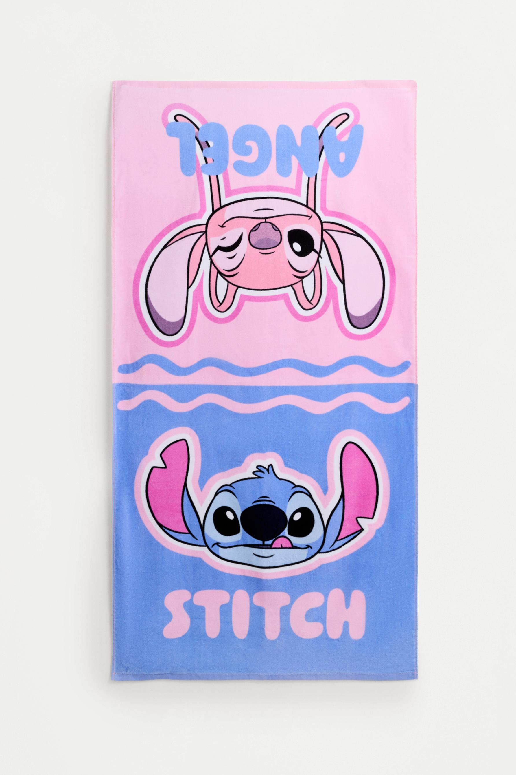 Toalla Stitch y Ángel ©Disney