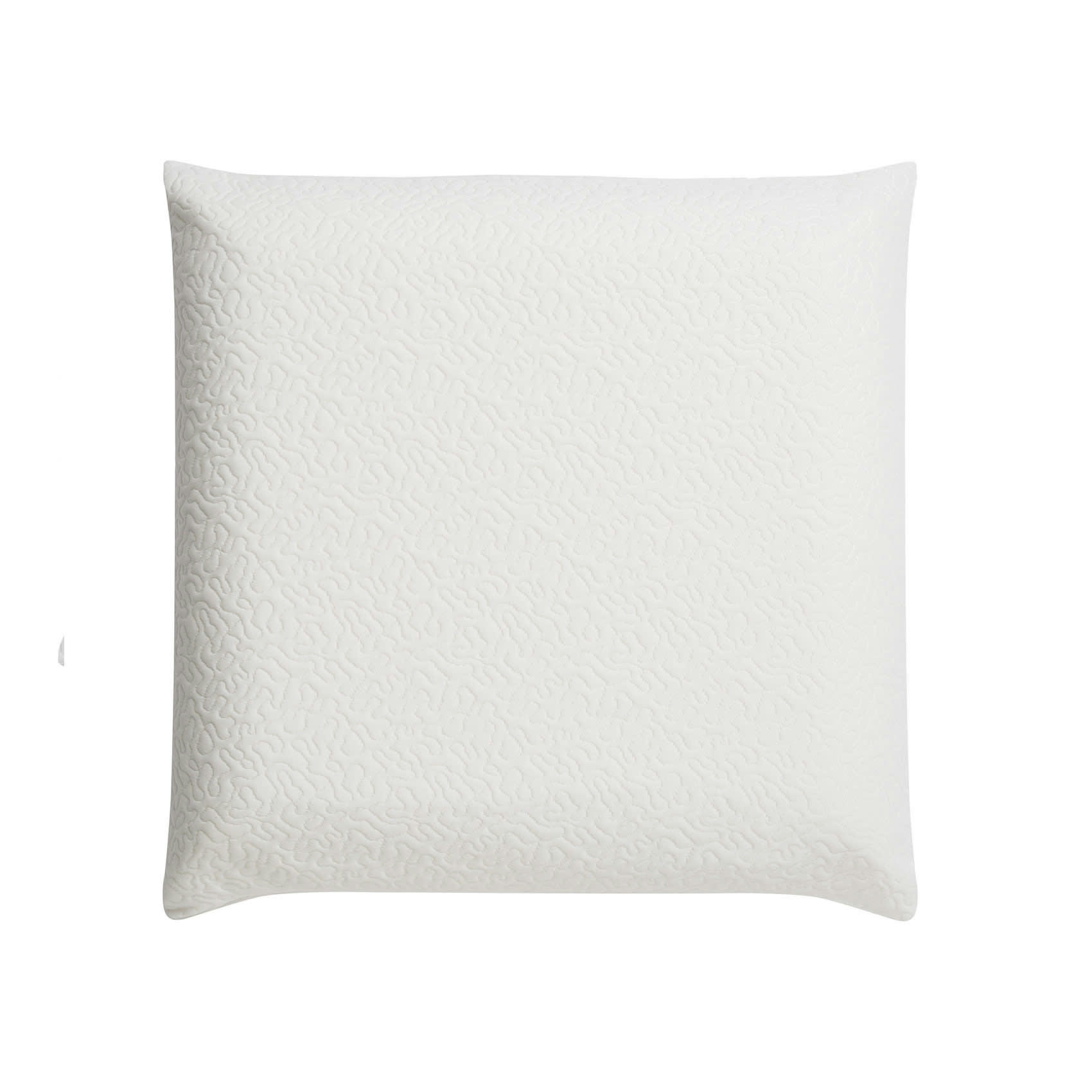 - Oreiller souple à mémoire de forme polyester blanc 60x60 cm