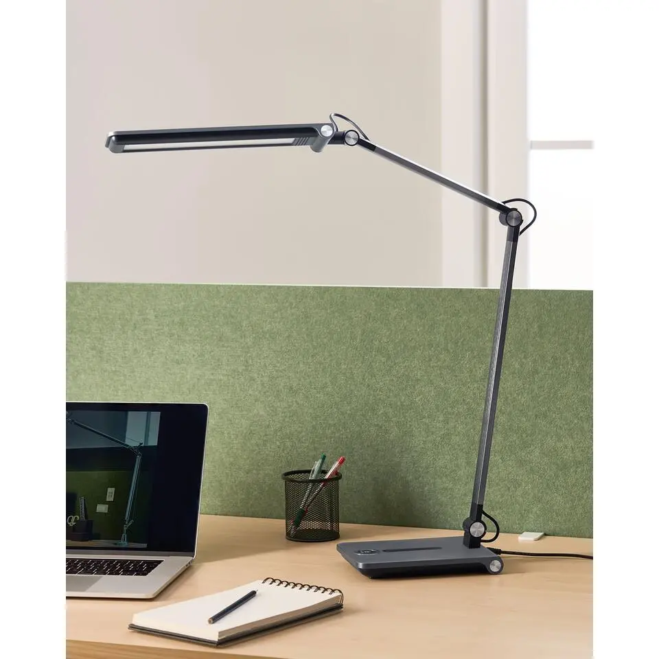 AQUILA - Bureaulamp LED - Grijs - Synthetisch materiaal