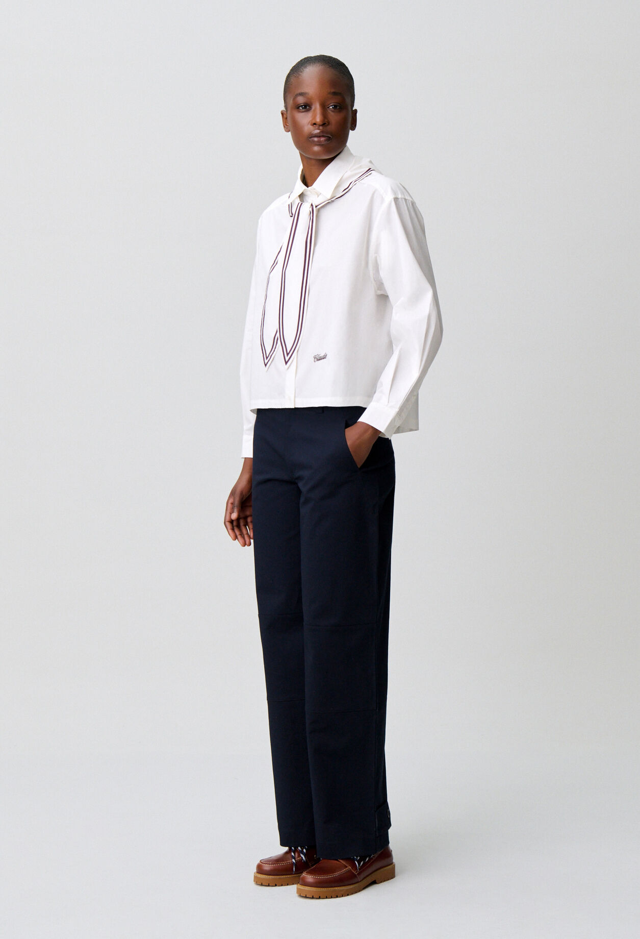 Chemise popeline coton