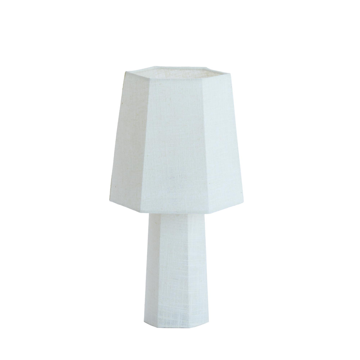 Light & Living tafellamp Musabo - wit - Ø25cm