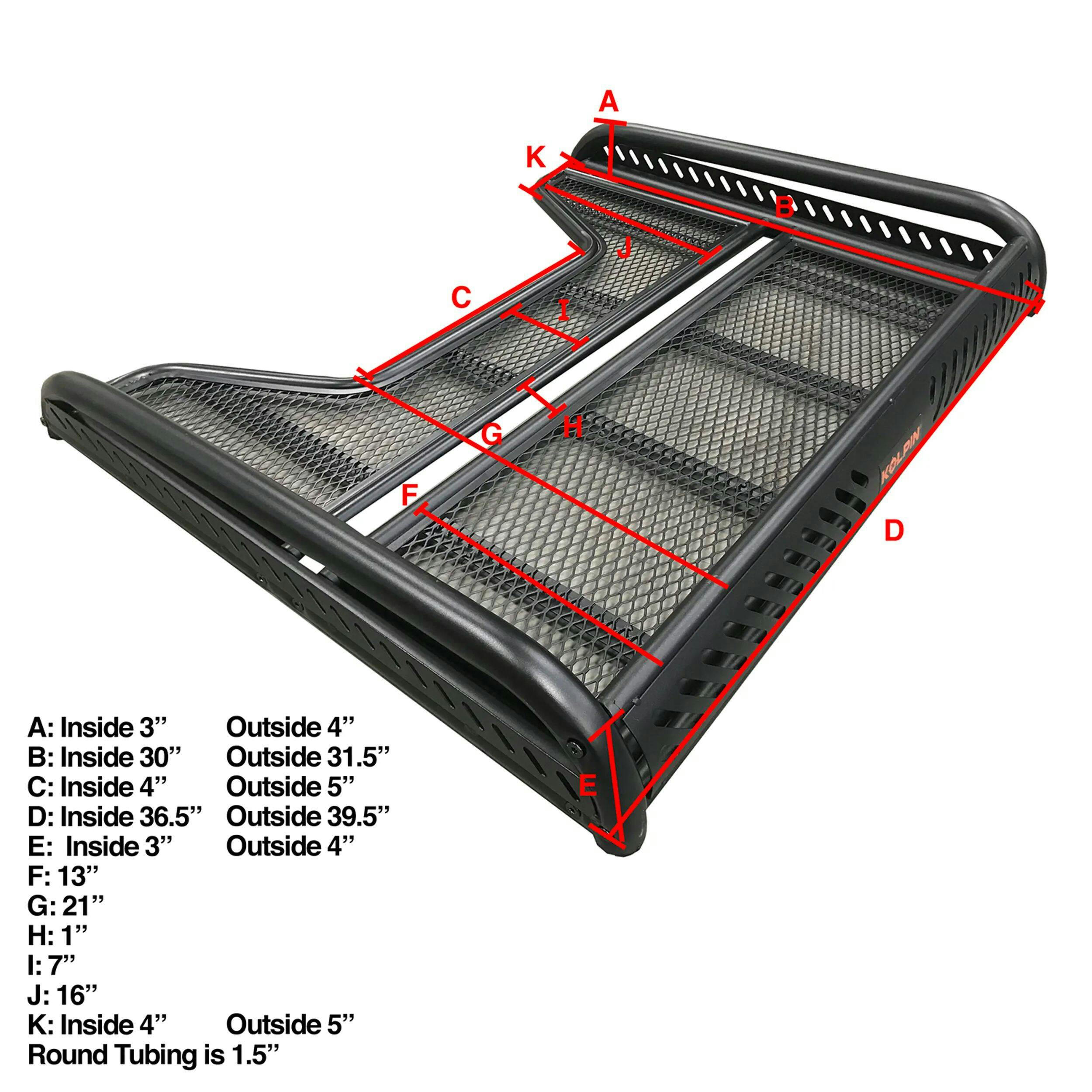 Kolpin Collapsible ATV Flat Basket