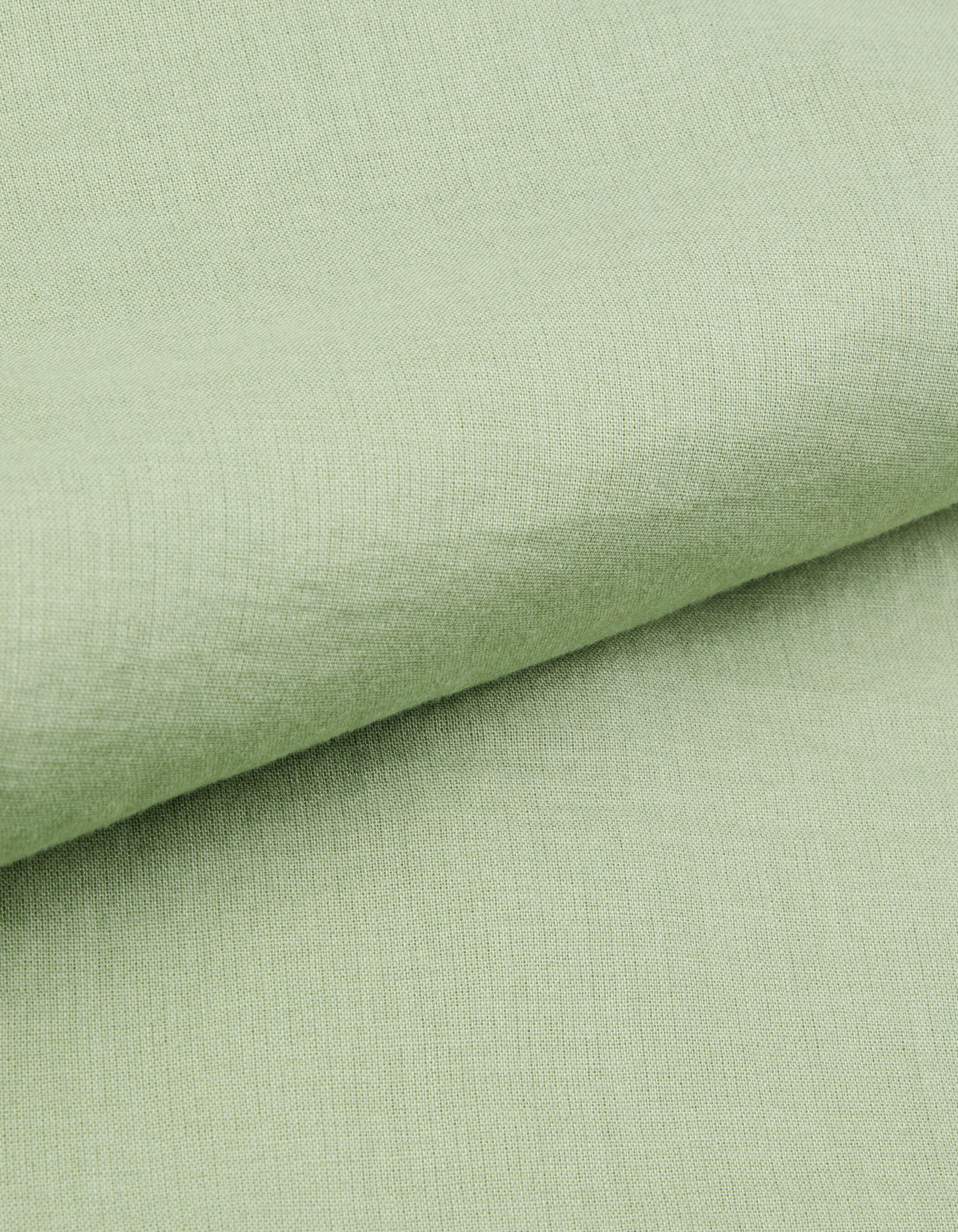 Chemise regular verte voile de coton bio Homme