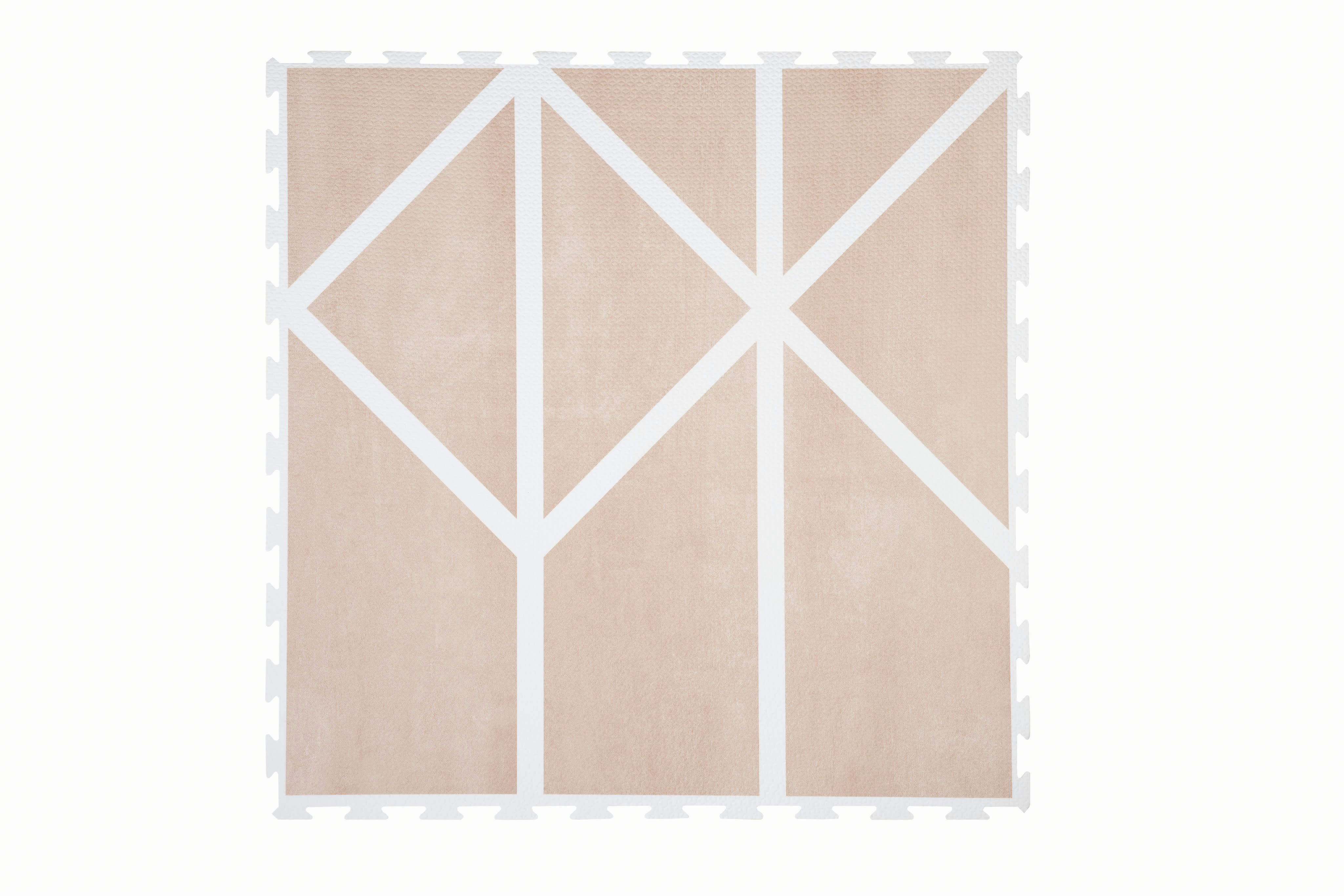 NORDIC - Tapis puzzle en mousse bébé beige 180x120