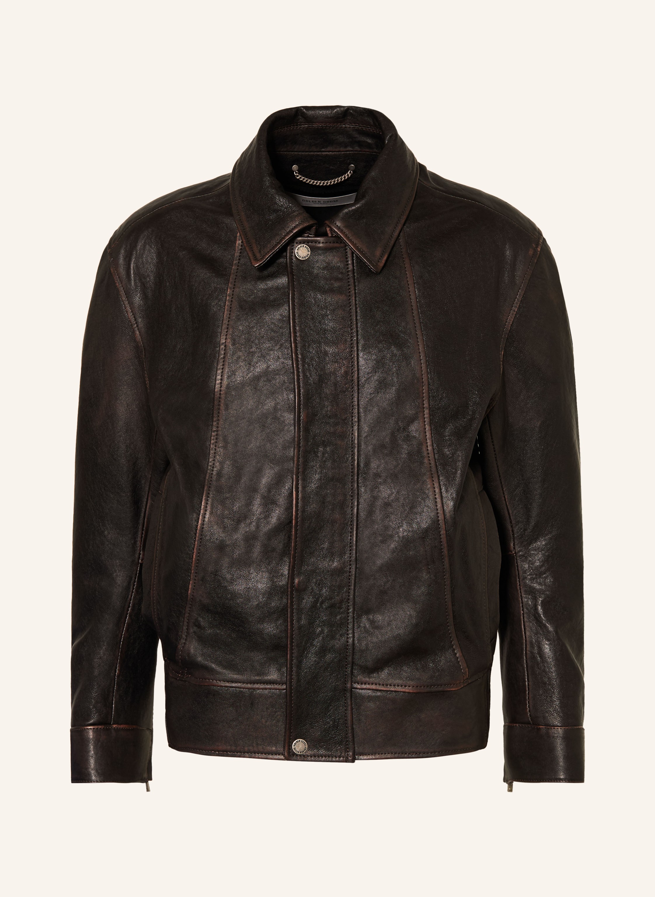 GOLDEN GOOSE Lederjacke