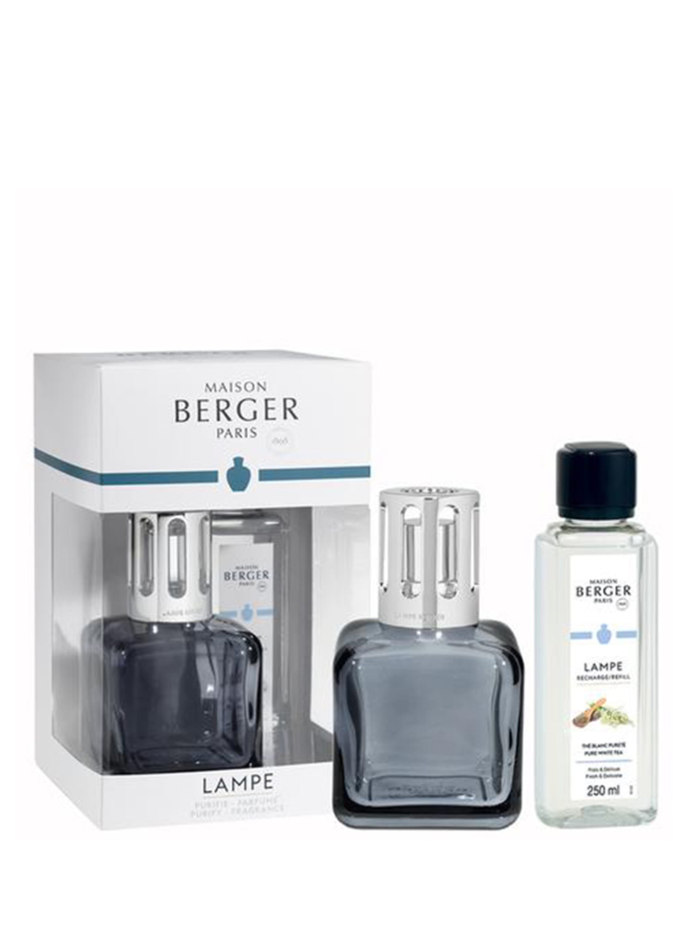 MAISON BERGER PARIS Set GLACON GRIS: Duflampe und Nachfüller