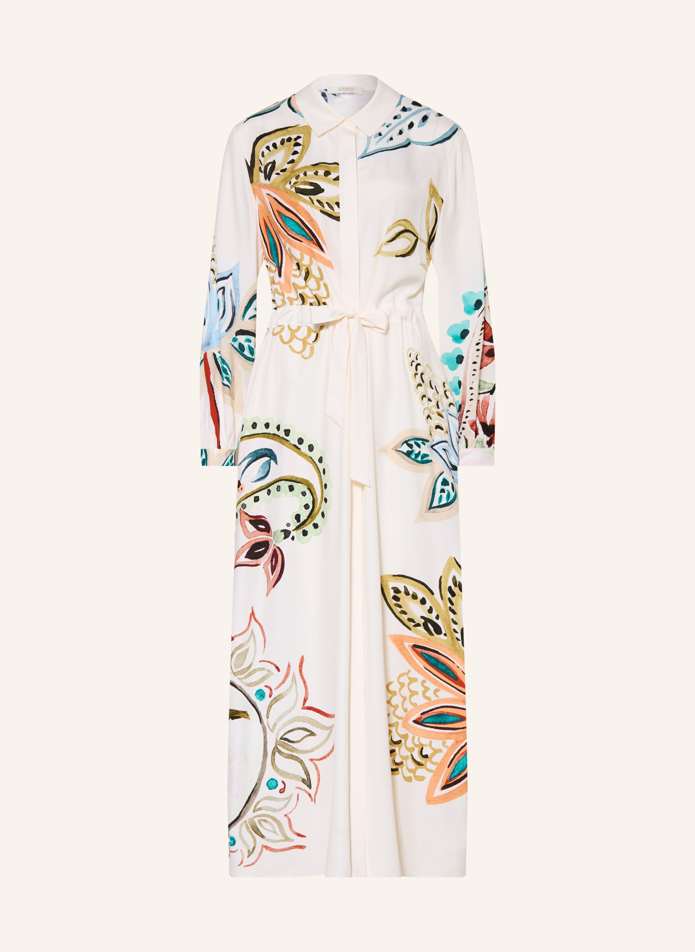 HERZENS Hemdblusenkleid aus Seide