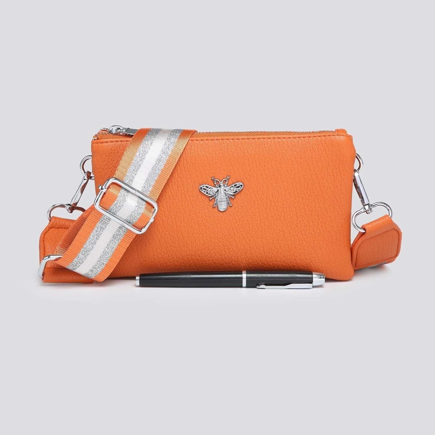 Kitise Tessa Double Compartments Wide Strap Small Purse Messenger Bag