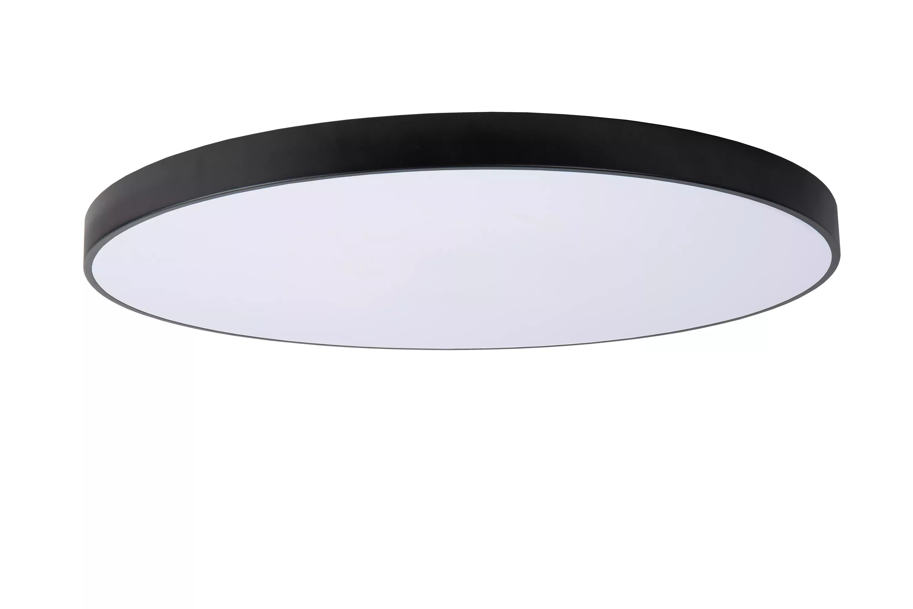 Plafon UNARokrągły czarno-biały LED 1x80W 80cm 5600lm IP20 Lucide