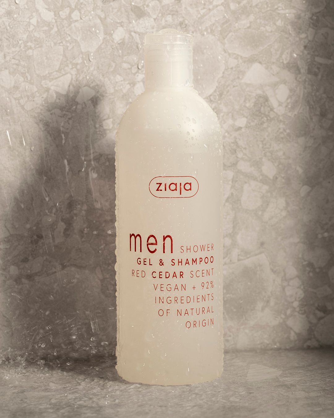 Ziaja Men Shower Gel And Shampoo Red Cedar 400ml
