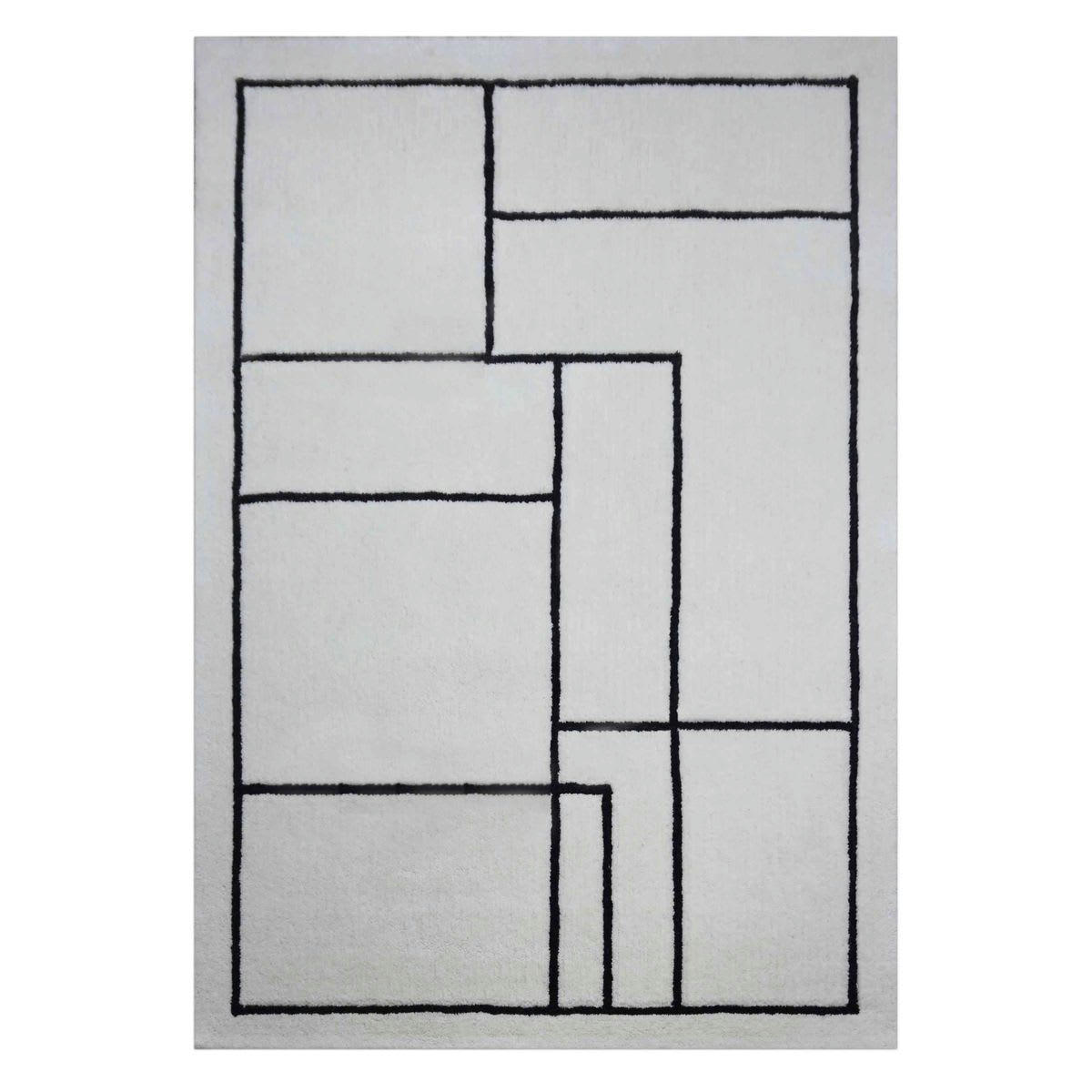 - Tapis en laine tissé main à motifs