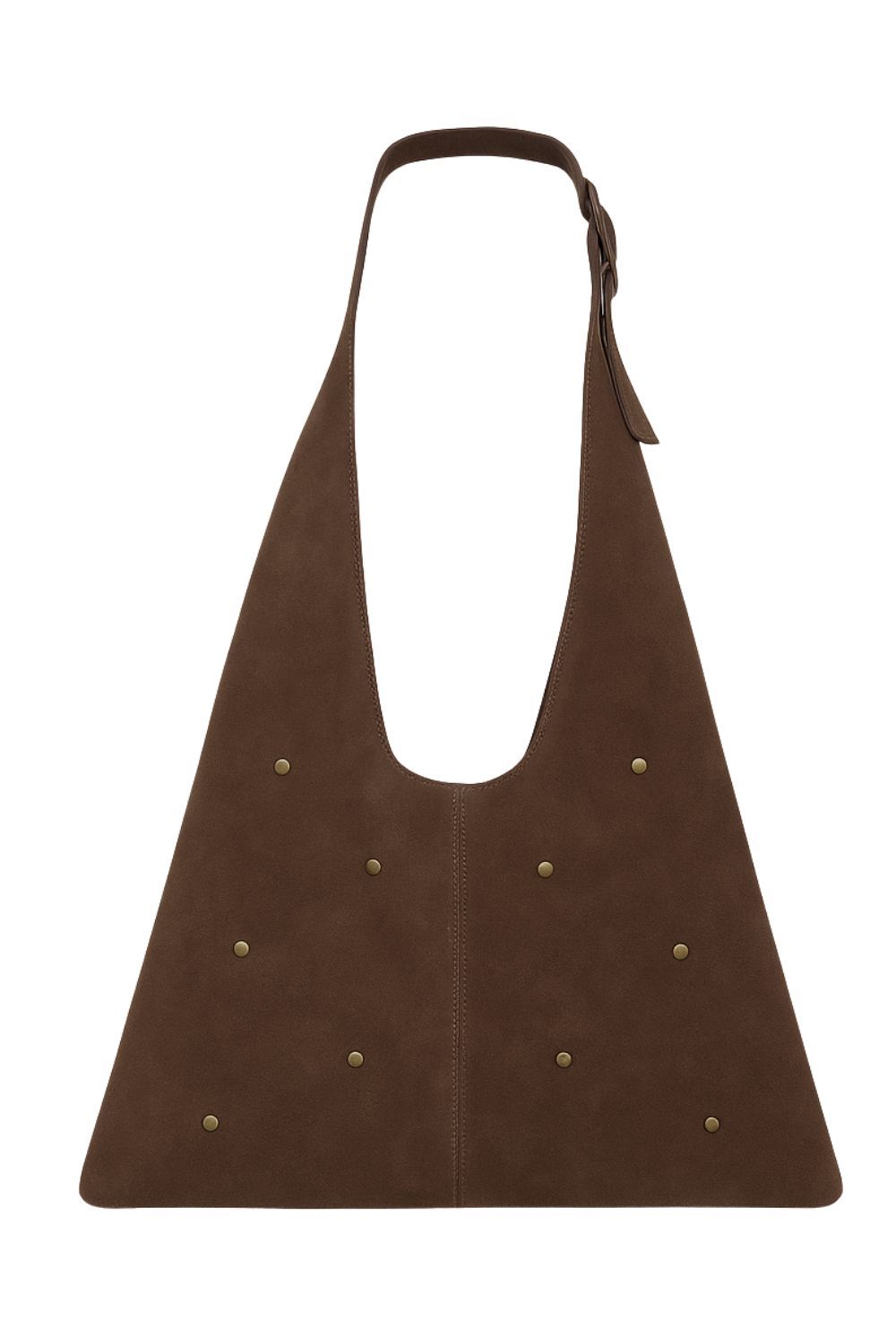 Barneys Originals Real Suede Shoulder Bag With Studs