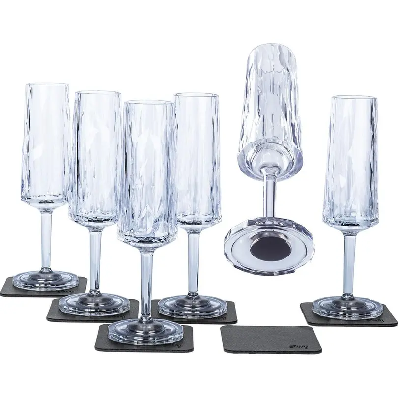 Champagnerglas 6er-Set Outdoor