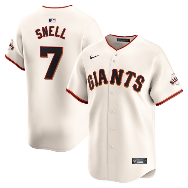 Blake Snell San Francisco Giants Nike Home Limited Jersey - Cream/Gray