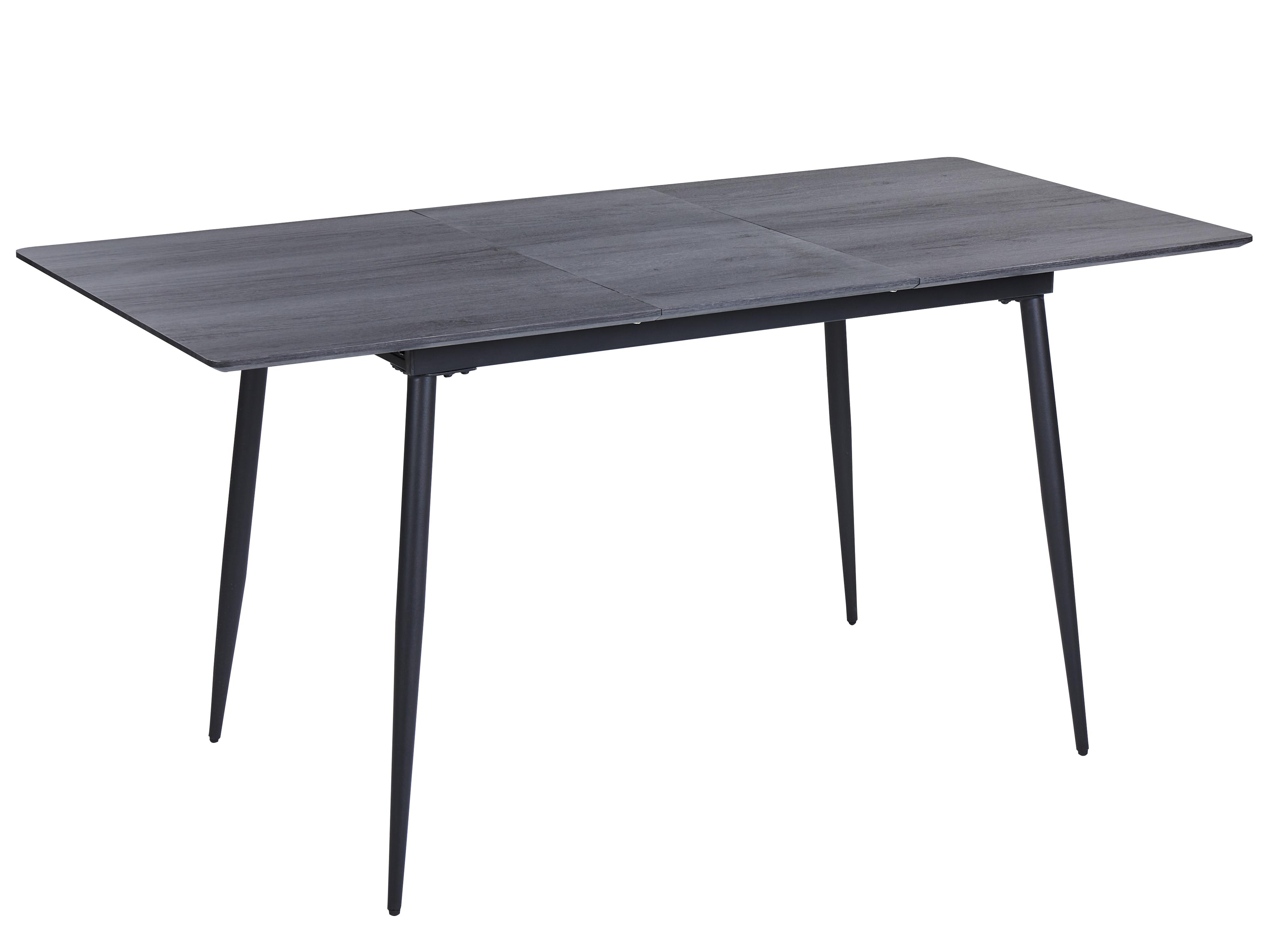 Extending Dining Table GELANDA Grey 120/160 cm 80 cm