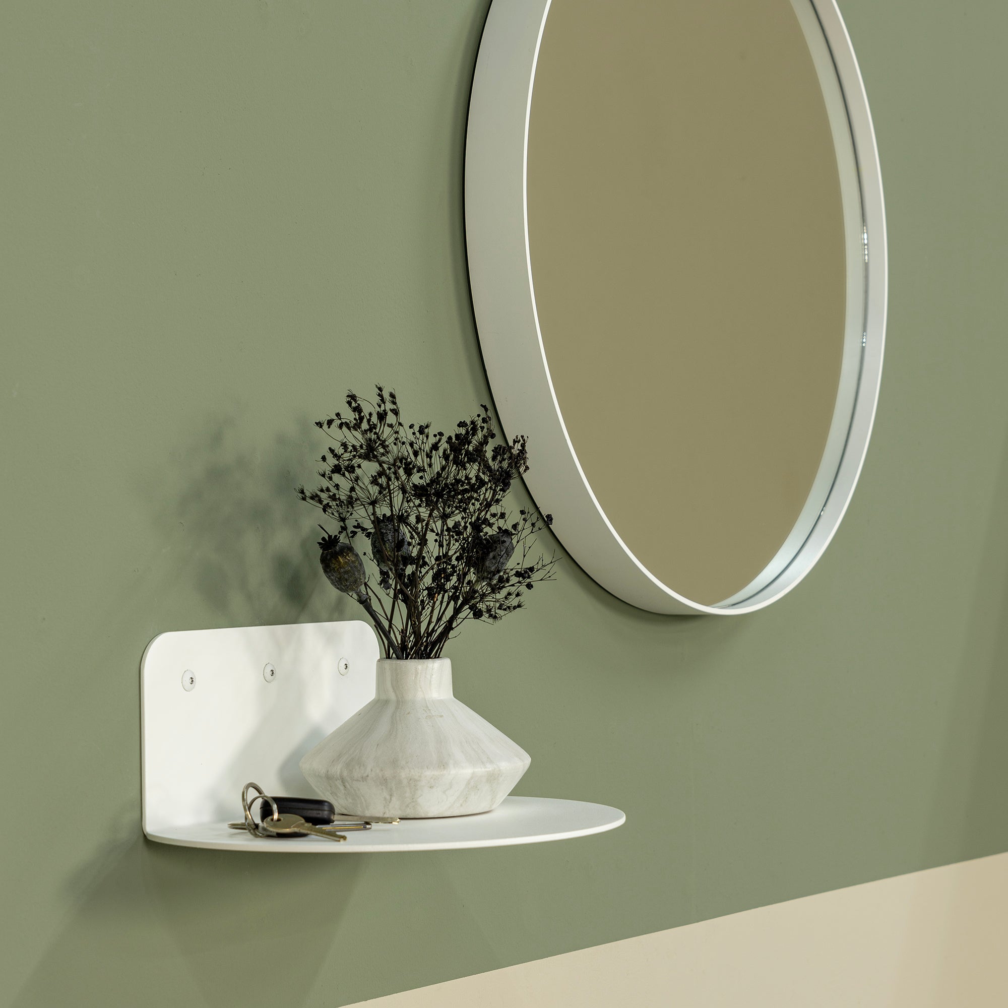 Spinder Design wandplank Flex - Wit