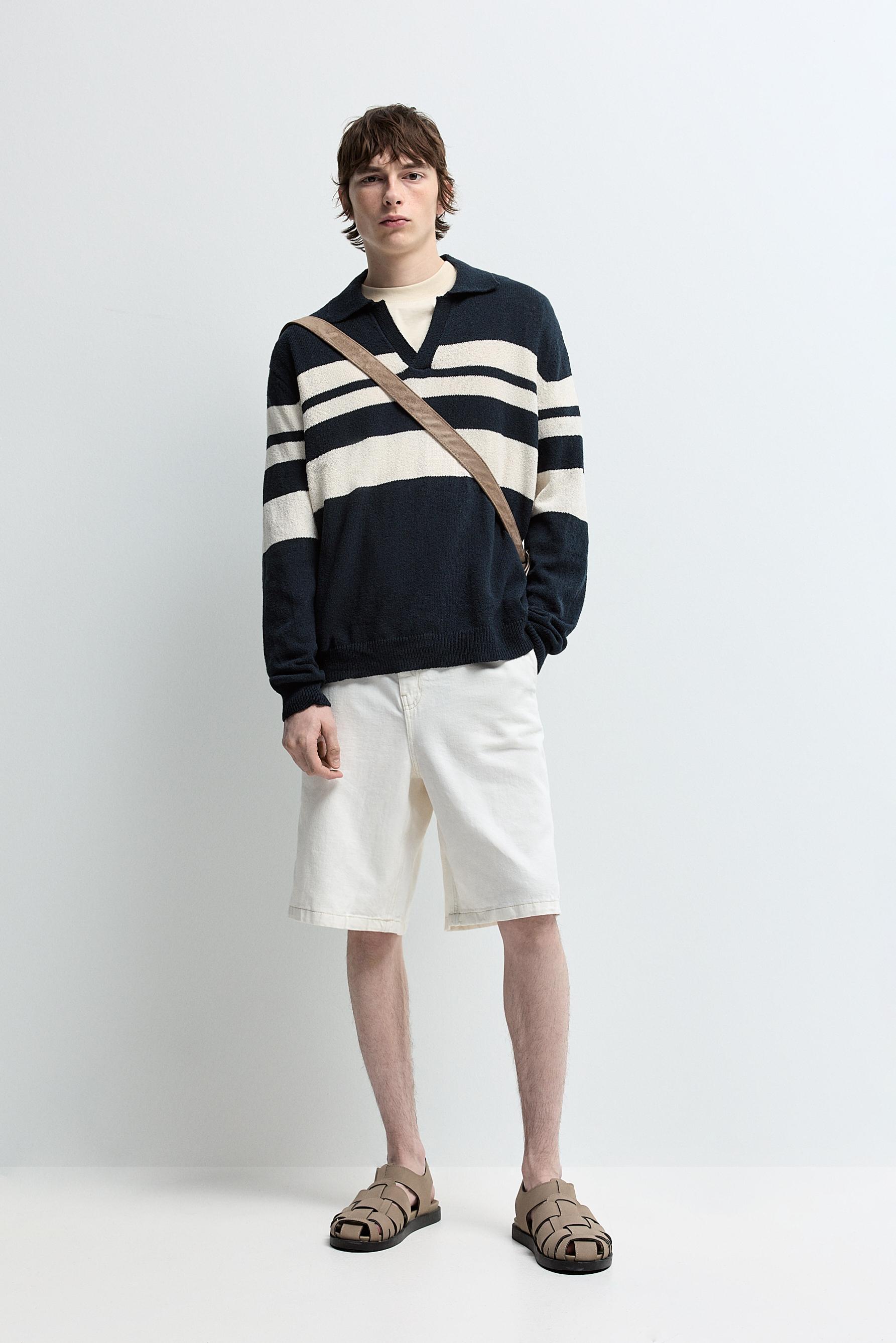 Polo rayas bouclé