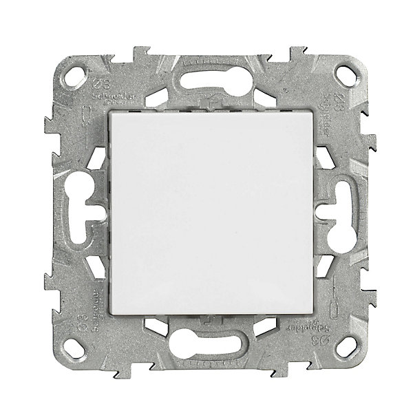 Obturateur Schneider Electric Unica Déco blanc