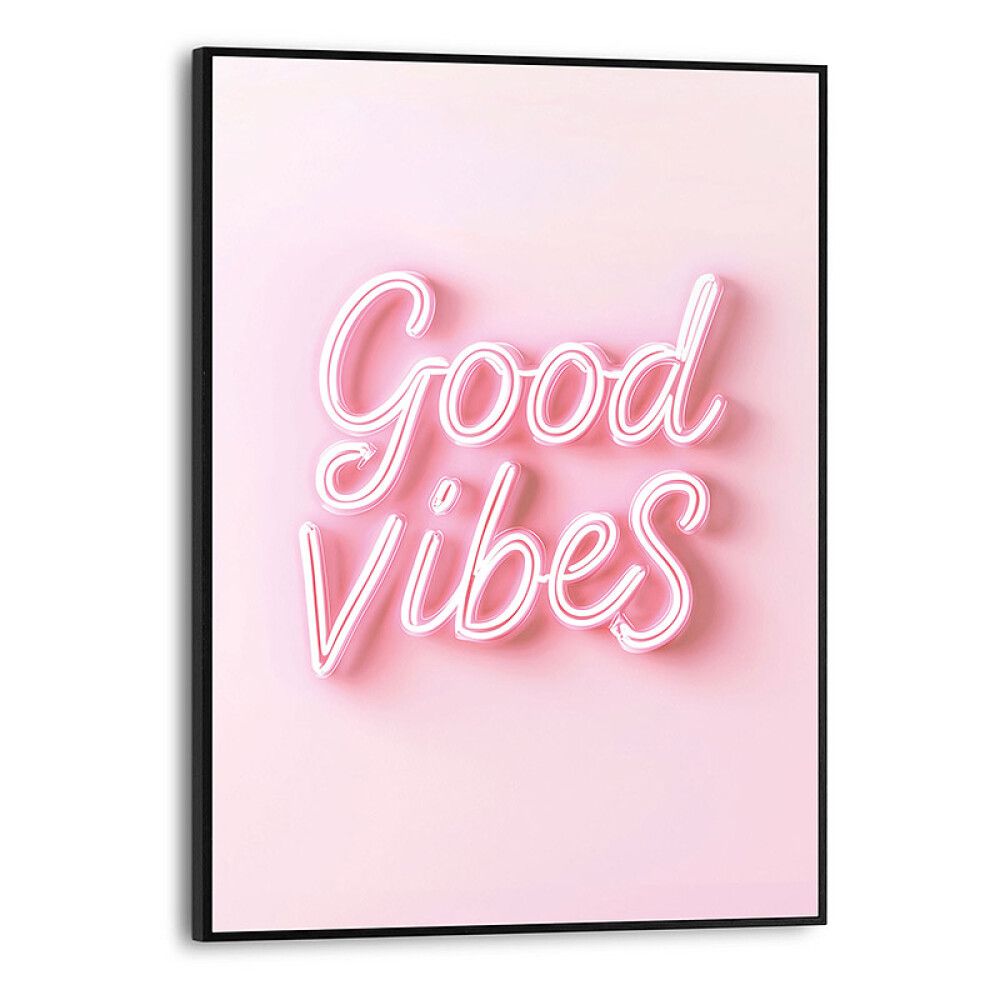 DEKORBILDE REINDERS PINK VIBES SLIM RAMME 30X40CM SVART