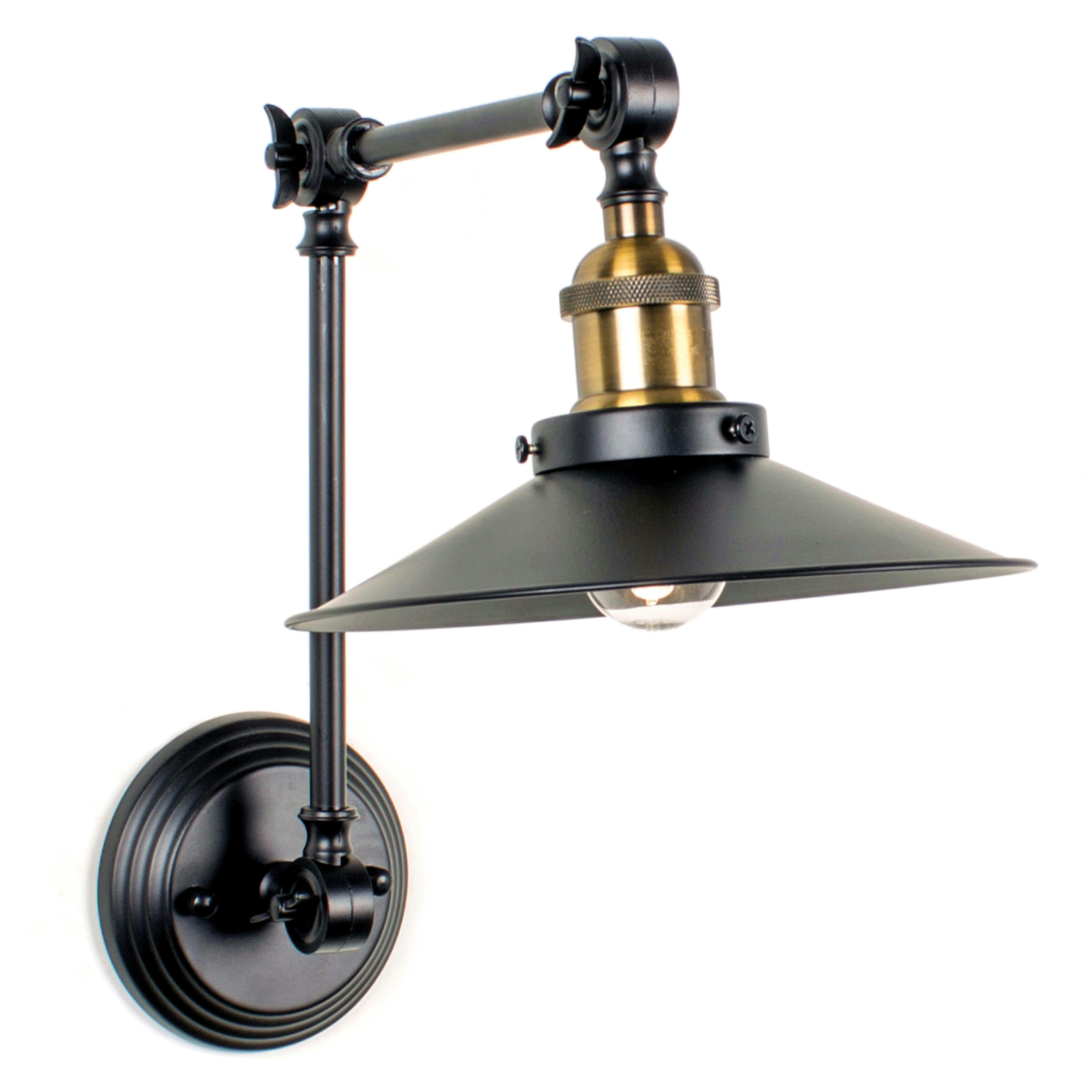 RUSTIQUE - Applique murale en métal noir