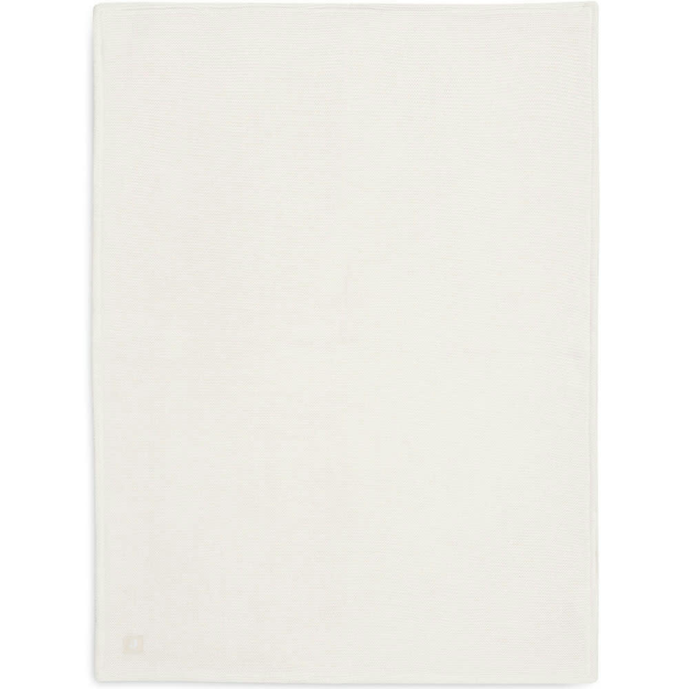 - Couverture en tricot Basic Knit Ivory (75 x 100 cm)