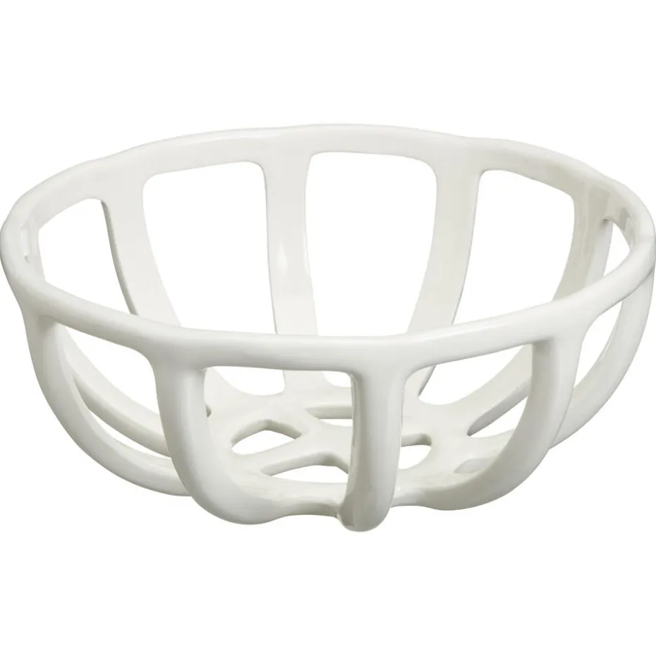 Kwantum Decoratie Schalen | Schalen | Fruitschaal Lisen  Wit