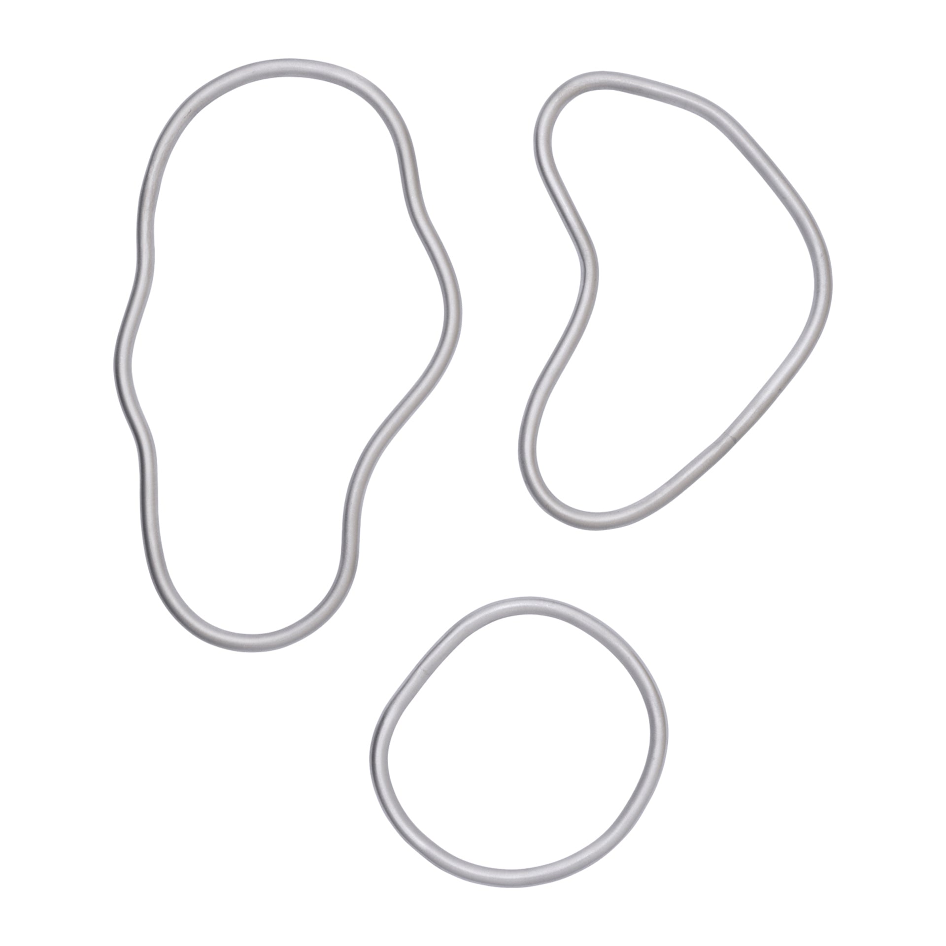 Ferm Living Pond Onderzetter - Set van 3 - Silver