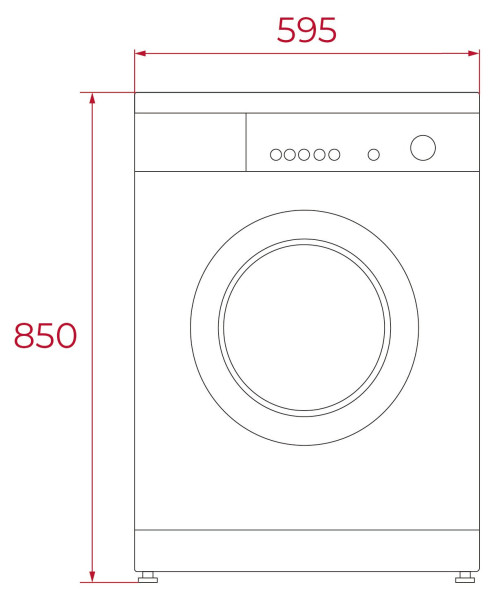 Pralka TEKA WMK40740WH