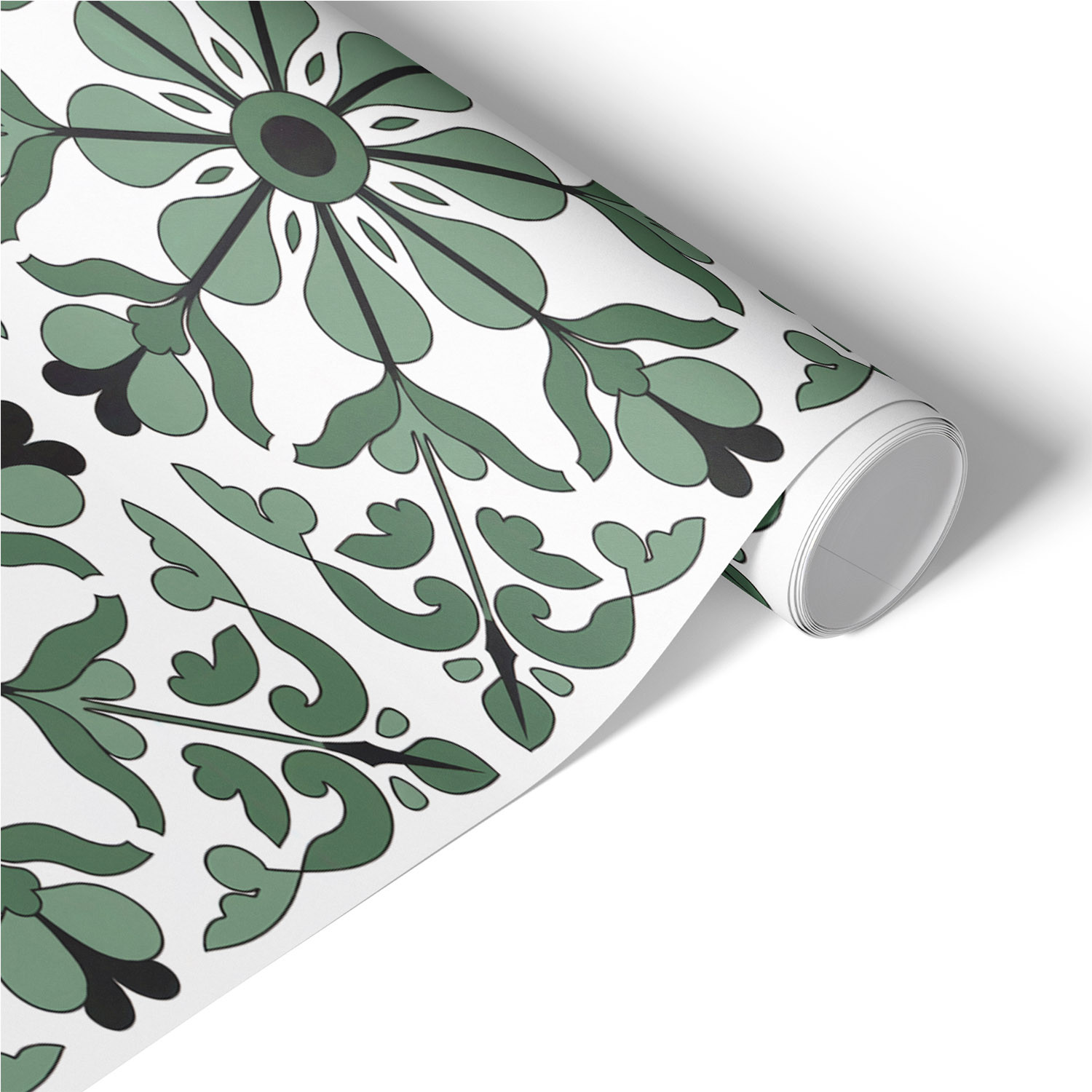 Okleina meblowa Zielony modernizm 50x100 Folia samoprzylepna Szafa