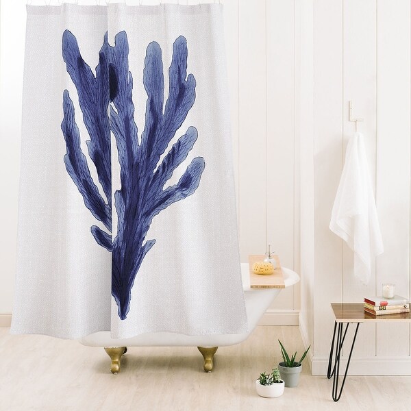 Gal Design Seaweed 6 Made to Order Shower Curtain 71" x 74" with Liner