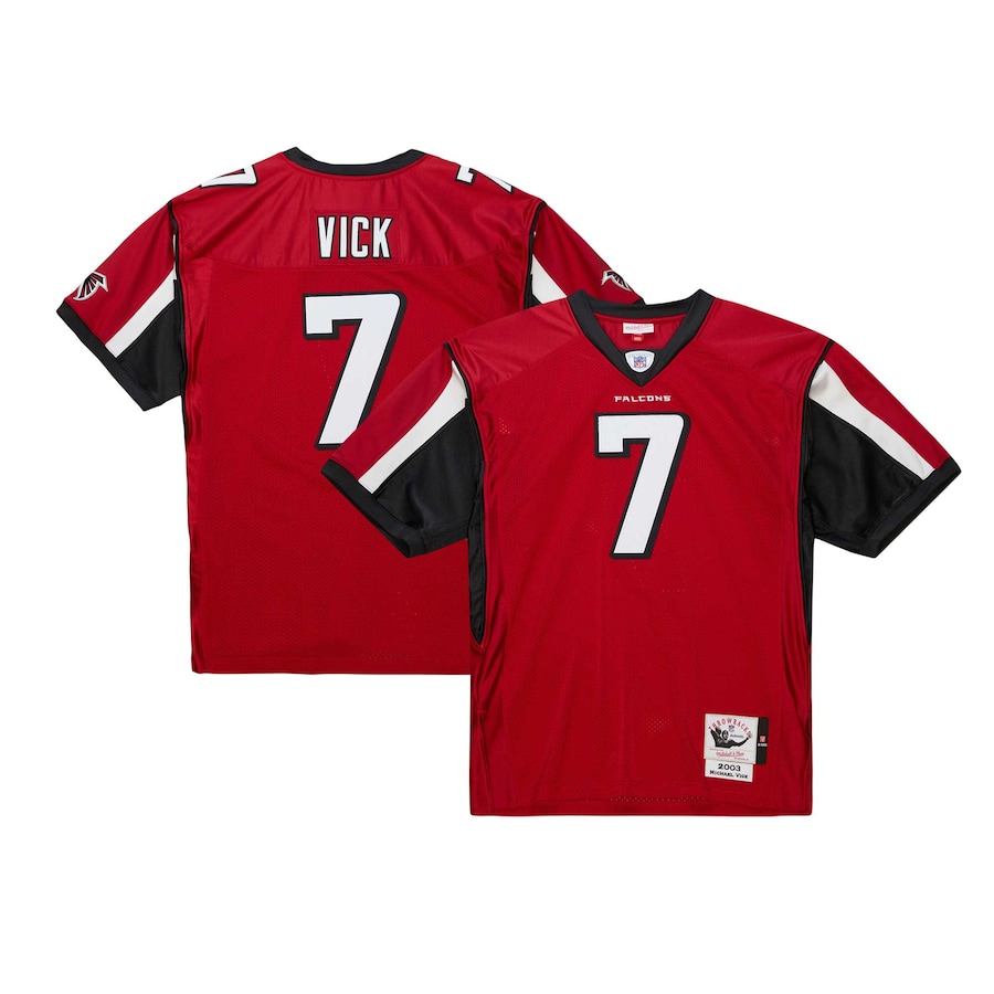 Michael Vick Atlanta Falcons 2003 Authentic Jersey - Red