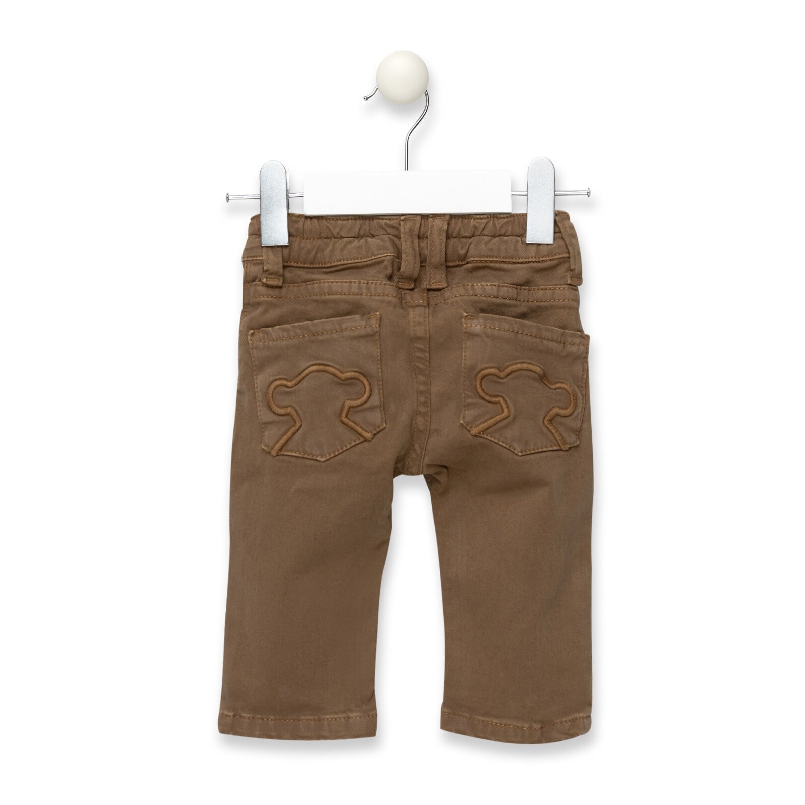 Pantalón slim niño Pant Ocre