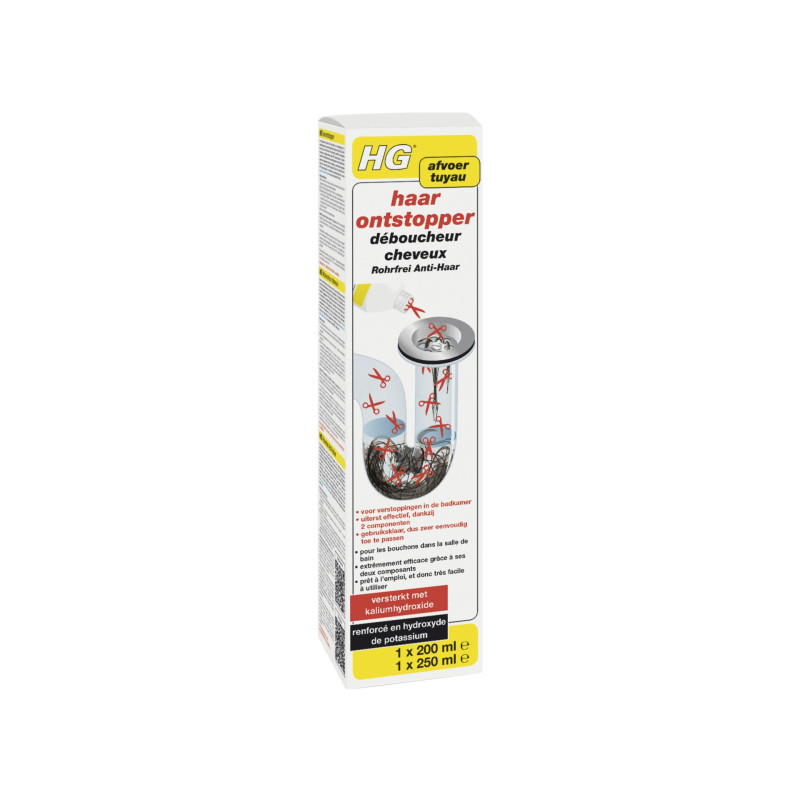 Déboucheur cheveux 450 ml HG